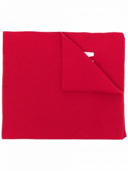 Echarpe brodée en tricot Dsquared2 rouge