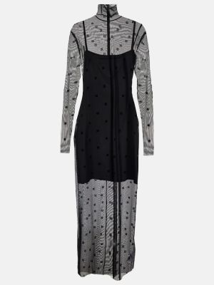 Midi šaty Givenchy - černá