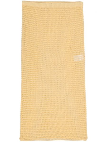 Μάλλινη φούστα Paloma Wool κίτρινο
