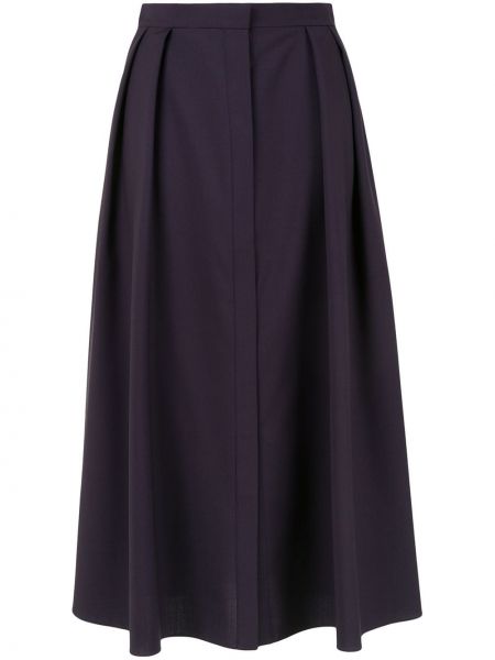 Со складками юбка Maison Rabih Kayrouz, фиолетовая