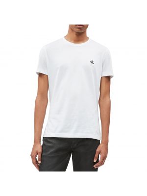 Белая футболка слим Calvin Klein