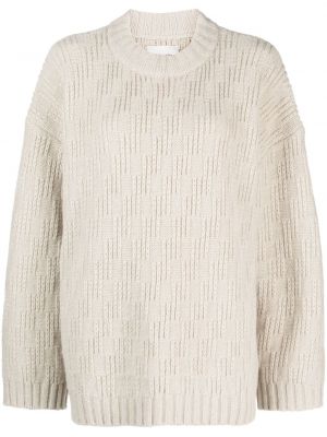 Sweter wełniany Holzweiler beżowy