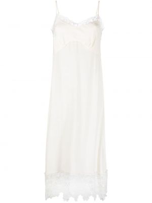 Μίντι φόρεμα με δαντέλα Simone Rocha λευκό