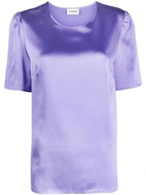 Hedvábné tričko P.a.r.o.s.h. fialové