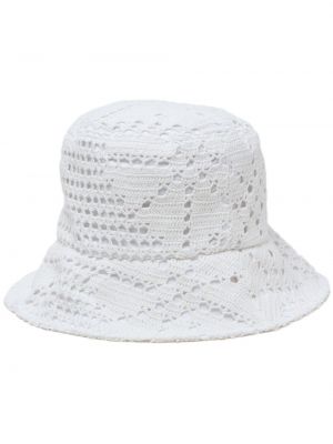 Bavlněný klobouk Comme Des Garçons Shirt bílý