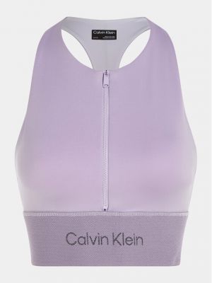 Спортен сутиен Calvin Klein Performance виолетово