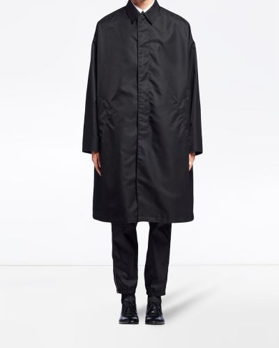 Nailoninis paltas Prada juoda