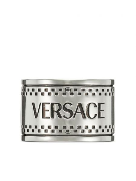 Bague Versace argenté