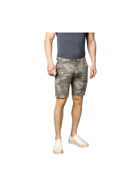 Cargo shorts mit print Mason's grün