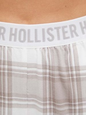 Kalhoty Hollister Co. šedé