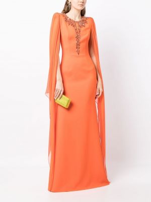Sukienka wieczorowa Jenny Packham pomarańczowa