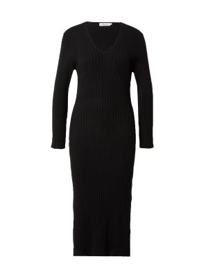 Pletené pletené šaty Msch Copenhagen čierna