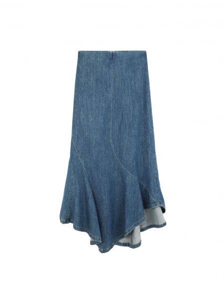 Džínsová sukňa Scalpers modrá