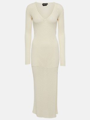 Макси рокля Tom Ford бяло