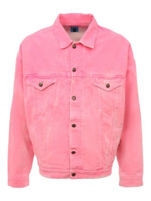 Джинсовая куртка Notsonormal розовая