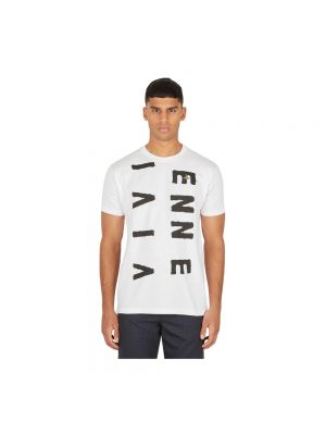 Koszulka z nadrukiem z okrągłym dekoltem Vivienne Westwood - biały