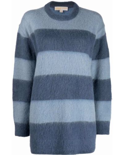 Relaxed пуловер на райета Michael Michael Kors синьо