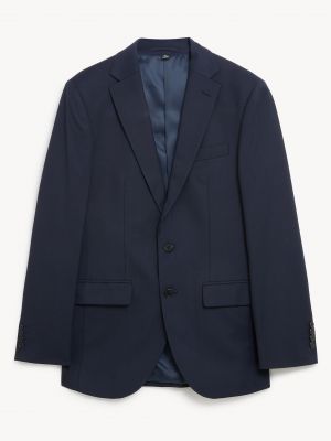 Приталенный пиджак Marks & Spencer синий