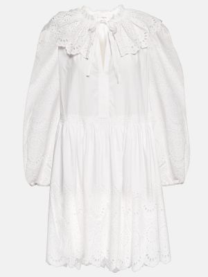 Pamučna haljina Ulla Johnson bijela