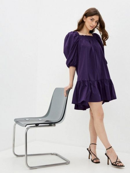 Платье Avemod фиолетовое