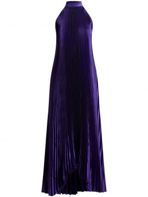 Plisované večerní šaty L'idée fialové