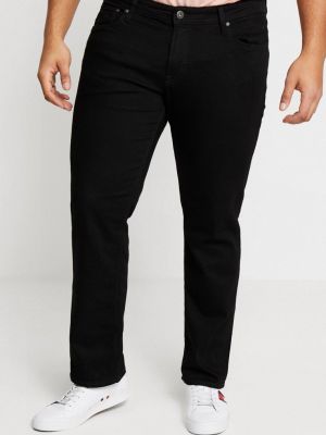 Приталенные джинсы Jack & Jones черные