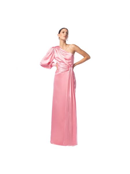 Sukienka długa Mvp Wardrobe różowa