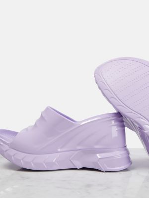 Sandále na kline Givenchy fialová