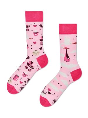 Чорапи Many Mornings розово