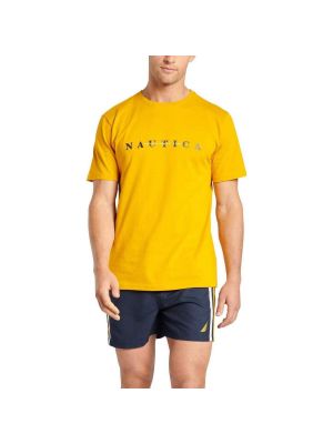 Tričko bez rukávů Nautica žluté