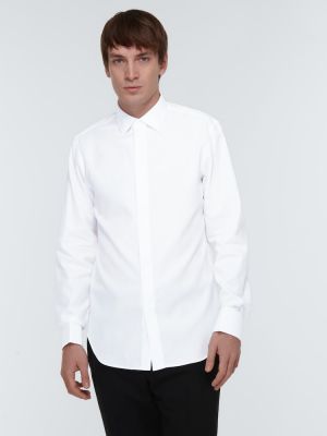 Pamučna košulja Berluti bijela