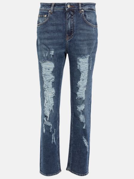 High waist boyfriend jeans Dolce&gabbana blau
