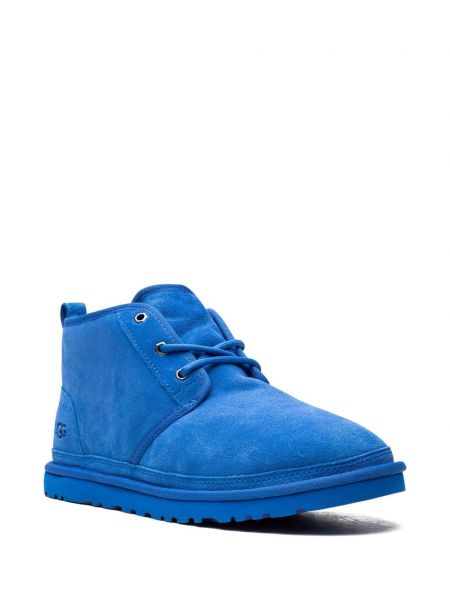 Semišové kotníkové boty Ugg modré
