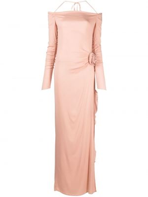 Φλοράλ κοκτέιλ φόρεμα Blumarine ροζ