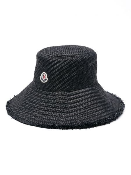 Casquette avec applique Moncler noir