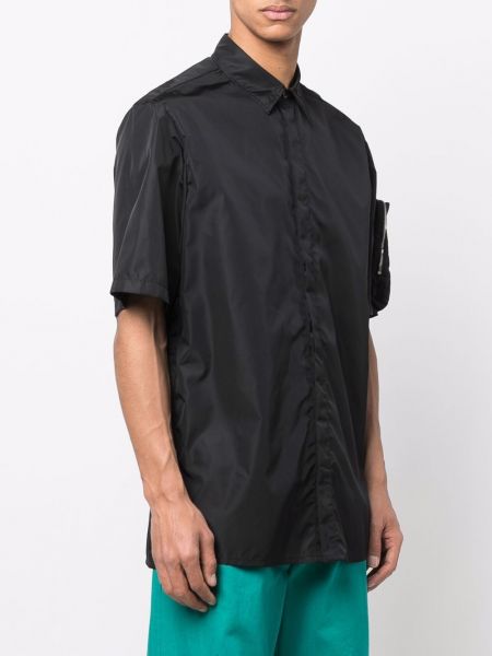 Košile na zip s kapsami Ambush černá