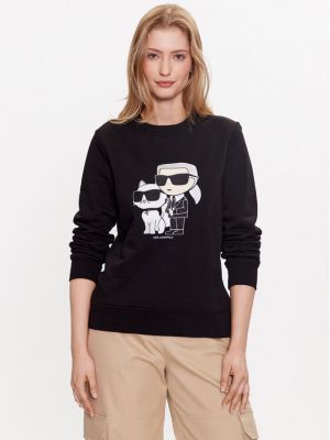 Sportinis džemperis Karl Lagerfeld juoda