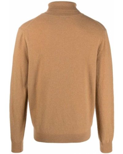 Sweter wełniany Filippa K brązowy