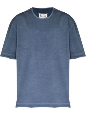 Oversize тениска Maison Margiela синьо
