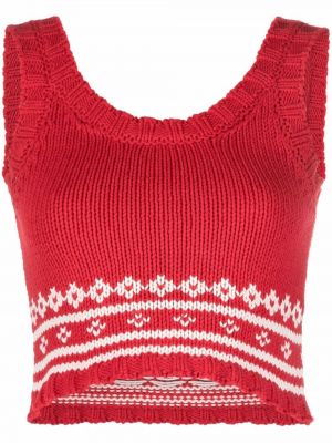 Top Red Valentino, rosso