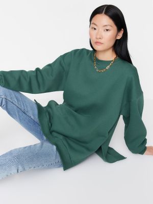 Bluza oversize Trendyol zielona