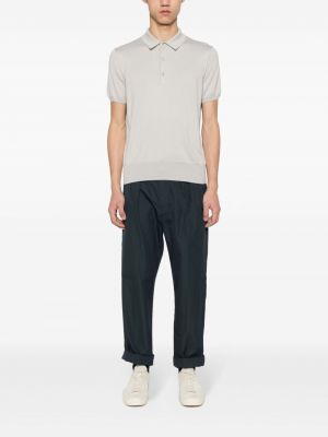 Polo en tricot Tom Ford gris