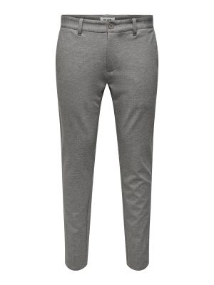 Pantaloni chino Only & Sons grigio