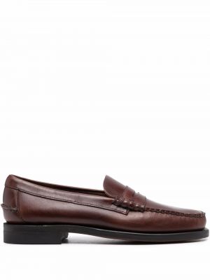 Slip-on nahast loafer-kingad Sebago pruun