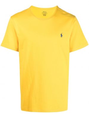 Camiseta con bordado Polo Ralph Lauren amarillo