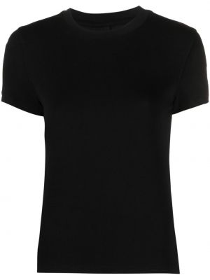 T-krekls ar apaļu kakla izgriezumu Thom Krom melns