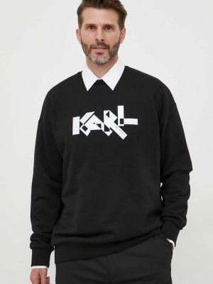 Суитчър с принт Karl Lagerfeld черно
