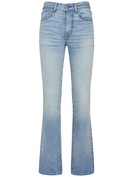 Straight leg-jeans med hög midja Tom Ford