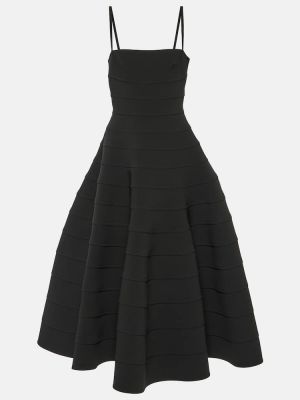 Dzianinowa sukienka midi Altuzarra czarna