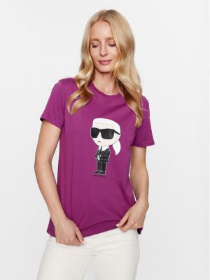 T-shirt Karl Lagerfeld pink